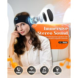 Sleep Headphones, 10Hrs Sports Headband With Soft Cozy Earbuds Comfortable, Headphones Headband With Ultra-Thin Hd Stereo Speakers Perfect For Workout,Running,Yoga,Travel