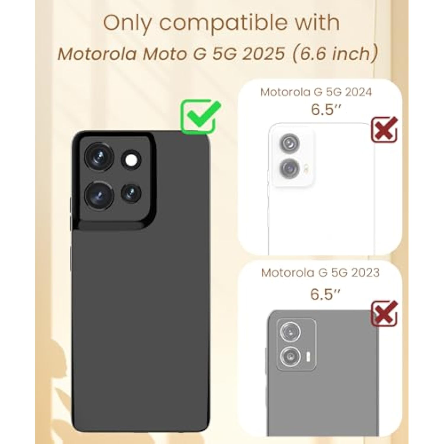 For Motorola G 5G 2025 Case, Moto G 5G 2025 Case,2X Screen Protector, 360° Rotatable Ring Holder Magnetic Kickstand,Plated Gold Edge Slim Soft Tpu Protective Cover (Light Green)