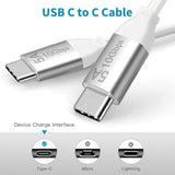 Usb C To Usb C 3.1 Cable 10Ft, 10Gbps Usb 3.1 Gen 2 Cable, 4K@60Hz Monitor Cor