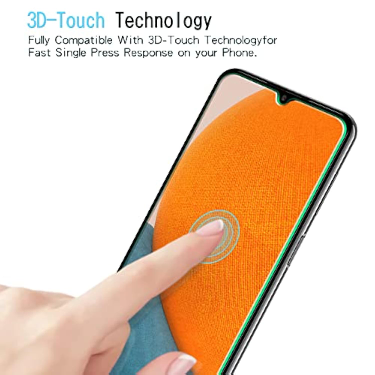 [2-Pack] For Samsung Galaxy A23 5G Tempered Glass Screen Protector, Anti Scratch, Bubble Free, Case Friendly, 9H Hardness, Easy To Install