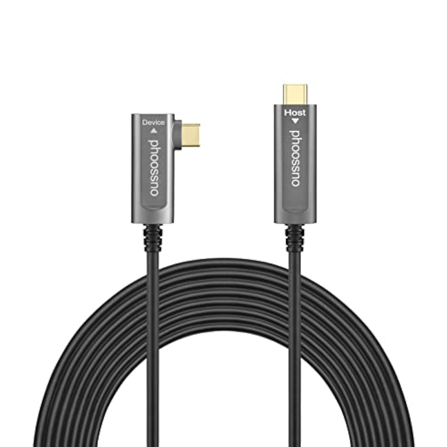 Usb C To C Fiber Optical Cable Usb 3.2Type C Cable 10Gbps 50Ft Compatible With Microsoft Azure Logitech Camera Aver &Vaddio & Barco Clickshare Touch Screen Kinect Intel Realsense
