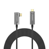 Usb C To C Fiber Optical Cable Usb 3.2Type C Cable 10Gbps 50Ft Compatible With Microsoft Azure Logitech Camera Aver &Vaddio & Barco Clickshare Touch Screen Kinect Intel Realsense
