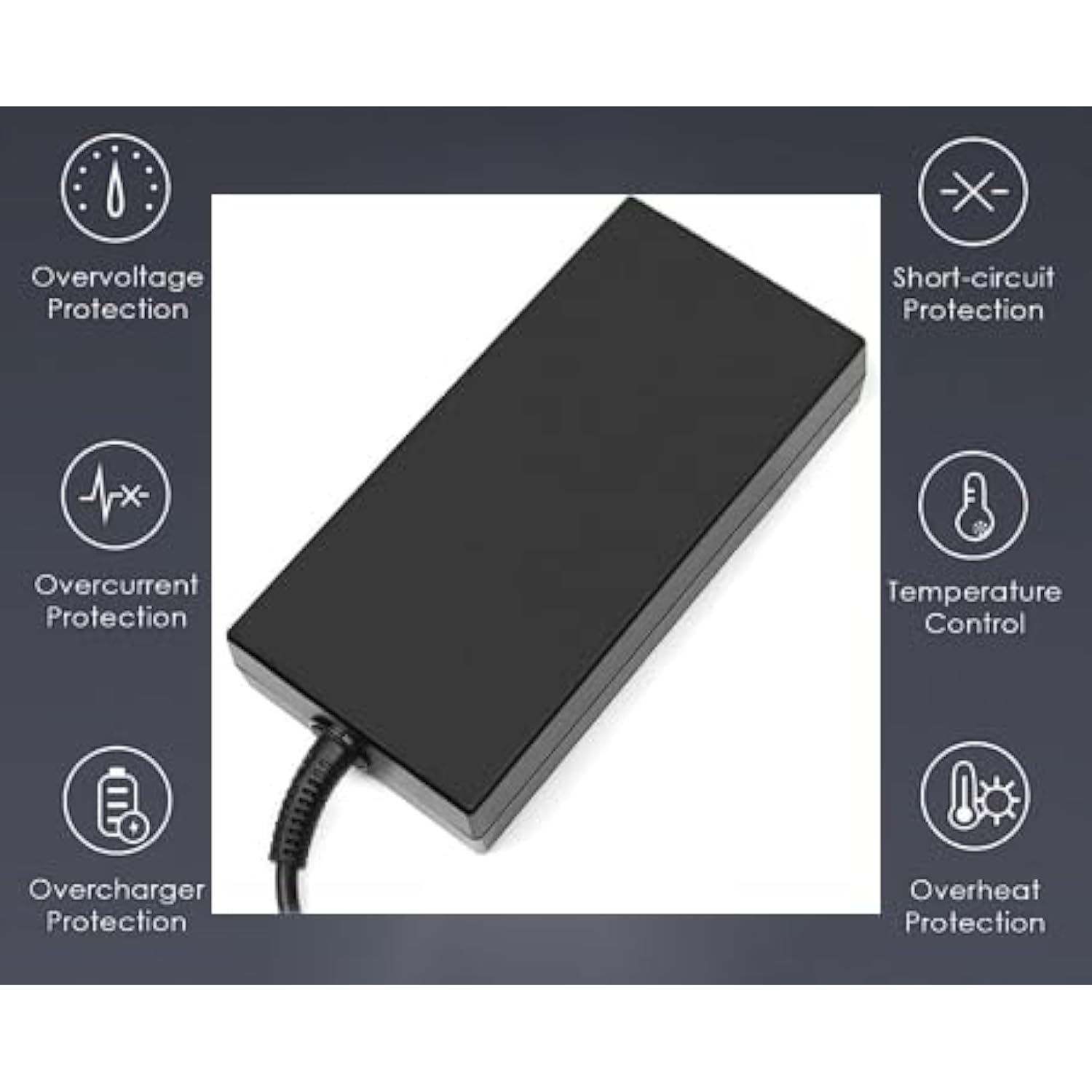 230W Ac Adapter Fit For Msi Laptop Charger 230W Gs65 Gs66 Gs75 Gs76 Stealth Ms