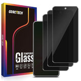 [3-Pack Privacy Screen Protector For Samsung Galaxy A56 5G Tempered Glass, Bubble Free, Easy To Install, 9H Hardness