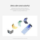 Samsung Galaxy Z Flip 7 FE, Flip 6 Silicone Phone Case, Protective Cover with Built-in Ring, Nonslip Grip, Slim, Soft, Comfortable Design, US Version, Gray