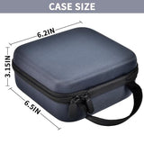 Eva Hard Carrying Case For Niimbot B1 / For B21 / For B21 Pro Label Maker, Portable Storage Bag Travel Box For Thermal Label Printer, Holder With Mesh Pocket For Cable Accessories - Dark Grey