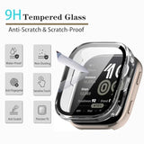 [4-Pack] Screen Protector Case With Tempered Glass Compitible With Amazfit Bip 6 Smart Watch, Hard Pc Case Screen Protector Cover Bumper Accessories For Women Men