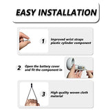 Improved Replacement Wrist Wraps For Oculus Quest 2 Gen Controller, Professional Wrist Lanyards With Resin White Stopper, Replacement Adjustable Hand Straps For Oculus Controllerdapple
