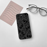 Compatible For Iphone 14 Pro Max Case Cute Aesthetic Ribbon Bowknot With Black Design For Girls Women Soft Tpu Shockproof Protective Girly For Iphone 14 Pro Max Case-Cherry Bow