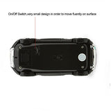 3C Light Car Mouse Wireless 2.4Ghz Cool Sport Suv Car Shape Mouse Optical Mice 1600 Dpi With Usb Receiver Suitable For Pc/Computer/Laptop (White)