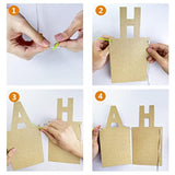 Birthday Photo Banner With 2 Strings Of Fairy Lights For Children And Adult Birthday Party Decorations, Annual Milestone Happy Birthday Banner (Gold)