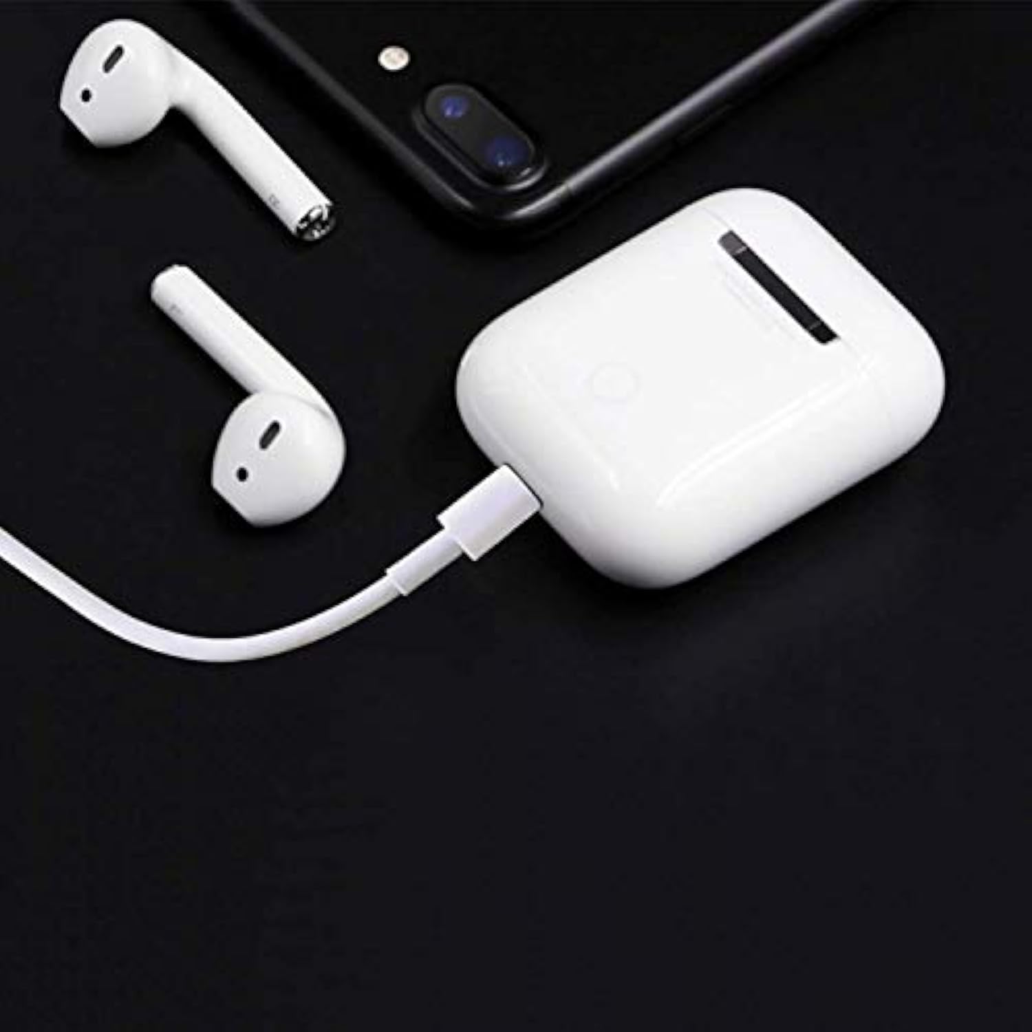 Replacement Charging Charger Power Supply Cable Short Lightning Cords Compatible With Iphone/Airpods Earphone/Wireless In-Ear Headphone Earphone And Pill+ Speakers