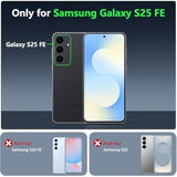 For Samsung Galaxy S25 Fe Case, Military Grade Drop Protection Phone Case With 2 S25 Fe Screen Protectors, Magnetic Wireless Charging Supported, Shockproof Slim S25 Fe Cell Phone Cover, Clear