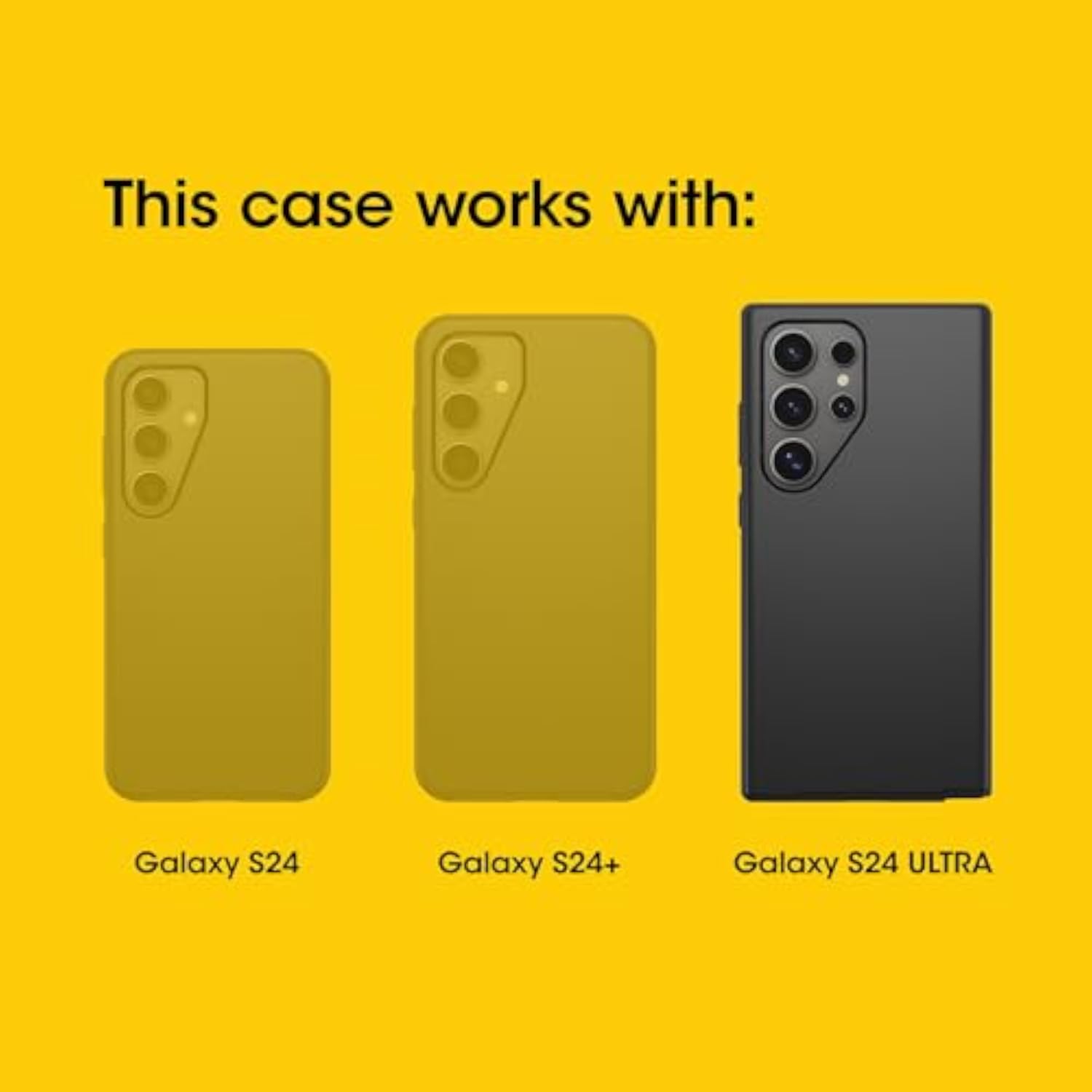 Samsung Galaxy S24 Ultra Commuter Series Case by OtterBox - Black