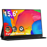 Portable Monitor, 15.6Inch Fhd 1080P Travel Monitor, Ultra-Thin, Usb-C Plug&Play, Built-In Speakers, Portable Screen For Laptop, Mac, Switch/Ps5, Travel&Office Assistant