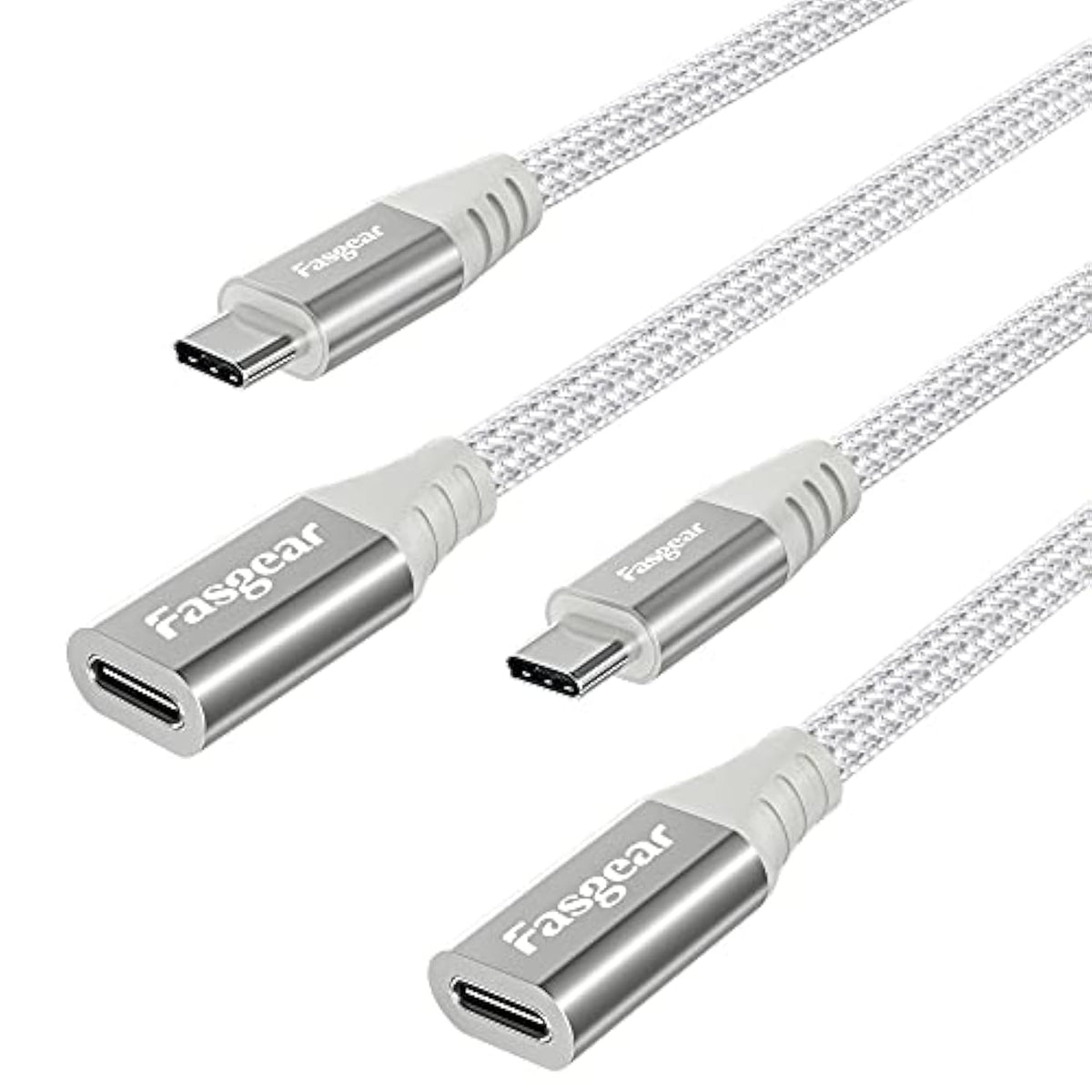 Usb C Extension Cable For Magsafe Charger : 2Pack 6Ft Type C 2.0 Female To Mal