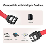 CableCreation SATA III Cable, [5-Pack] 18-inch SATA III 6.0 Gbps 7pin Female t