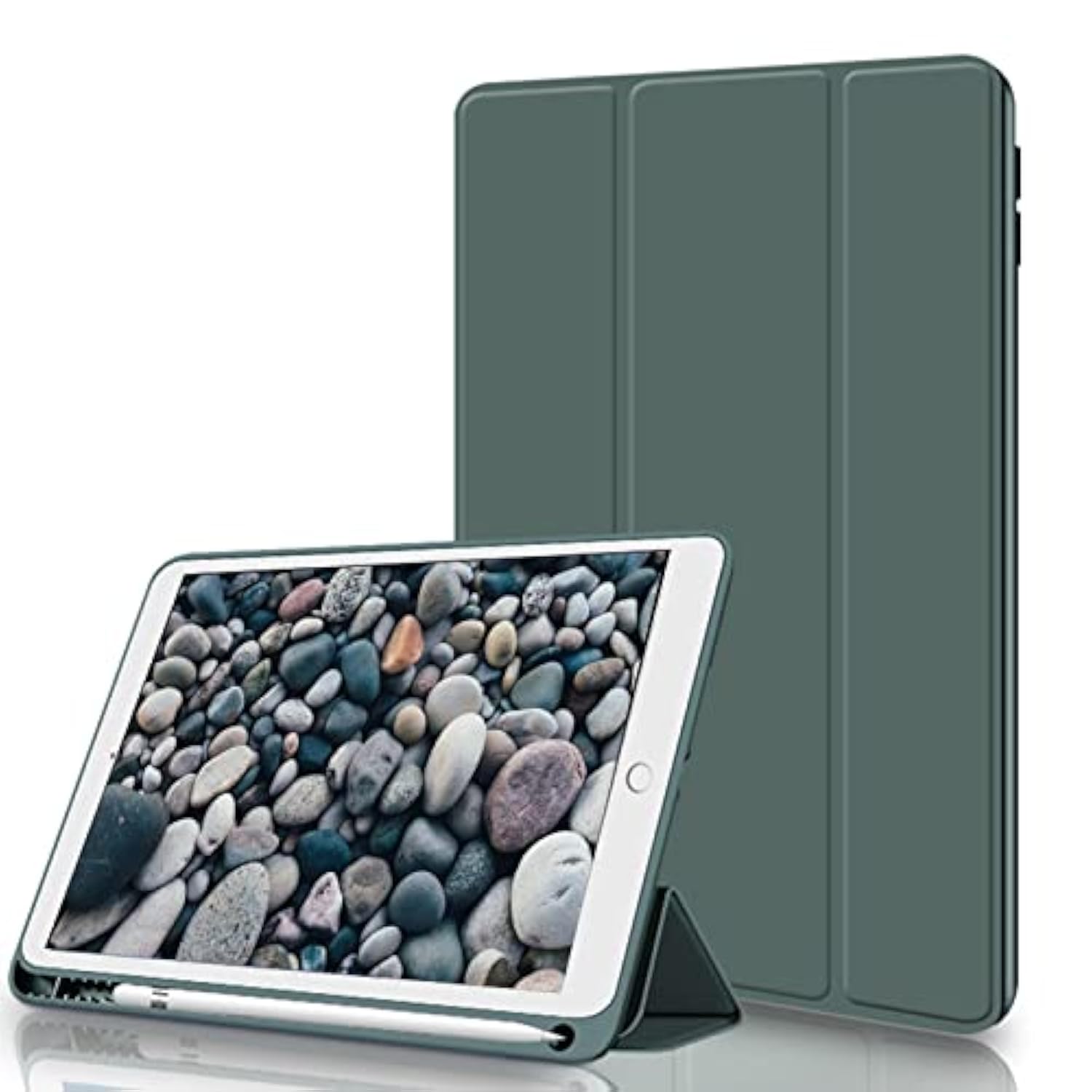 Ipad 5Th/6Th Generation 9.7 Case 2018/2017 With Pencil Holder, Thin Lightweigh