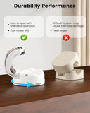 8-Pack Magnetic Cable Clips Cord Organizer, 360° Swivel Cable Holder With 8Mm Slot For Phone Charging Cord, Hdmi, Usb, Strong Adhesive For Desk, Nightstand, Wall, No-Residue Removal