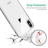 Phone Case Compatible With Iphone Xs Max, Clear Case Shockproof Protective Bumper Slim Cover For 6.5 Inch