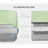 Laptop Sleeve 17 17.3 Inch, Padded Travel Laptop Case For Hp 17.3 Envy 17 Pavilion 17, Water-Resistant Portable Computer Protective Pouch Bag -Mint Green
