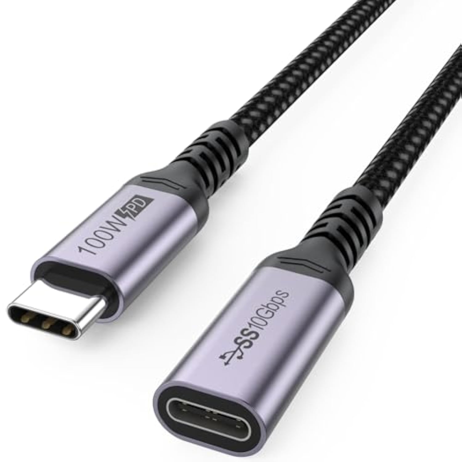 Usb C Extension Cable 6.6Ft, Usb C To Usb C Male To Female, Type C Extender Co