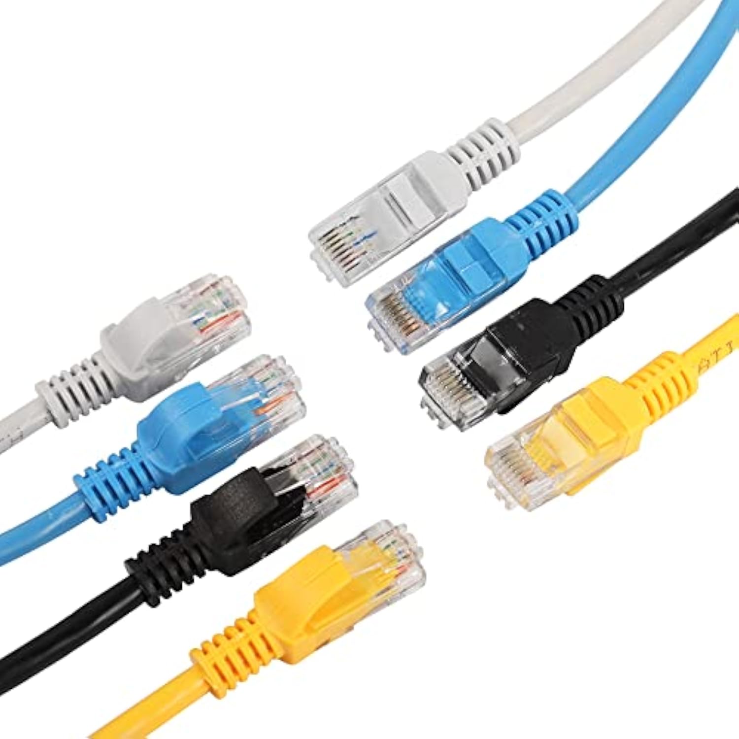 Short Cat5E Ethernet Patch Cable 1Ft,High Speed Internet Network Cable Lan Pat
