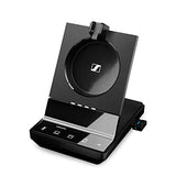 Sennheiser SDW 5066 (507024) - Double-Sided (Binaural) Wireless Dect Headset for Desk Phone Softphone/PC & Mobile Phone Connection Dual Microphone