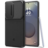 Spigen Optik Armor Designed for Galaxy S25 Ultra Case (2025) [No Magnet Ring], [Military-Grade Protection] - Black