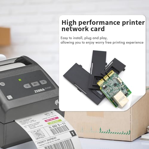 P1080383-442 Kit Upgrade Ethernet Module For Zebra Zd410 Zd420 Thermal Desktop Label Printer Wired 203Dpi 300Dpi