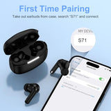 for  Galaxy A37 A57 A17 A56 A36 A26 A16, Earbuds Wireless Earphones Bluetooth Headphones Ear Buds Head Phones Blue Tooth Headset for