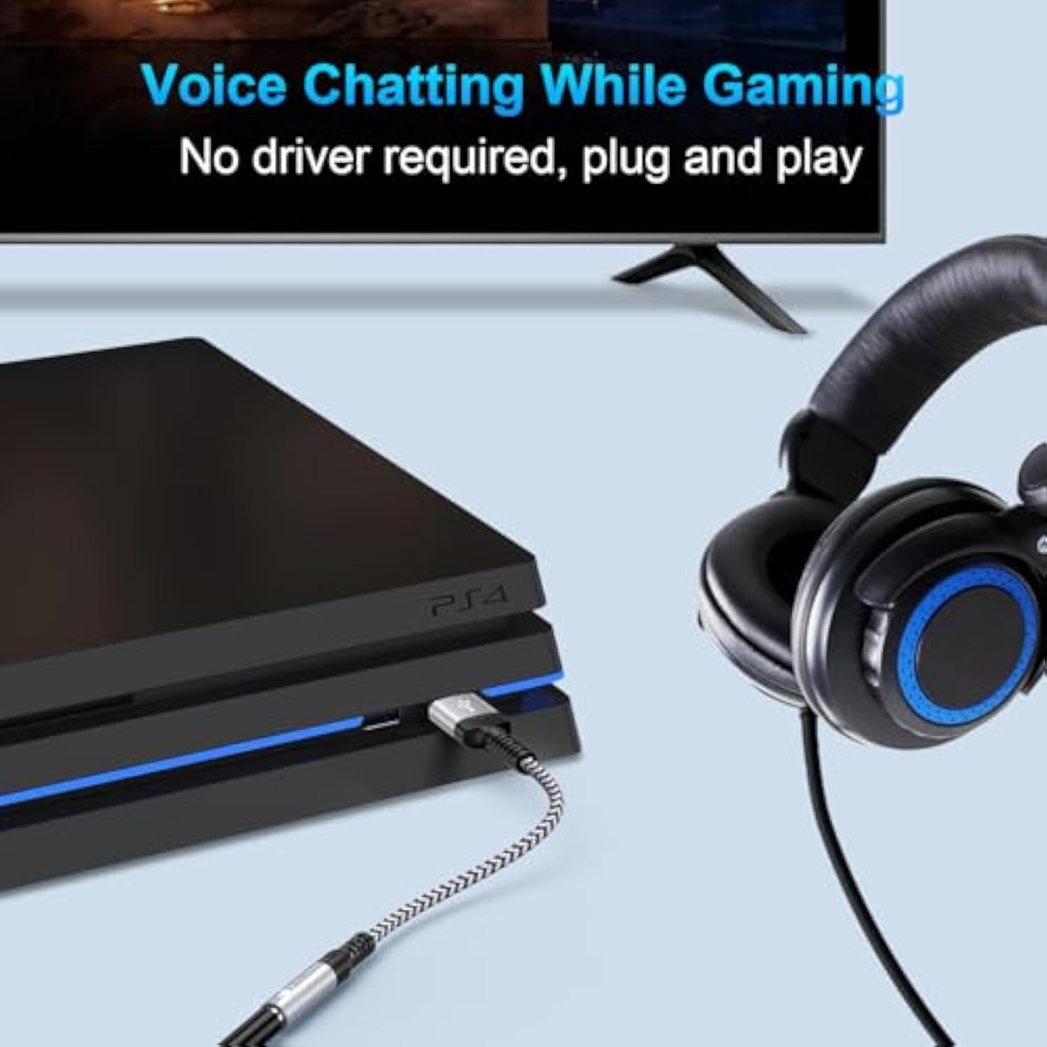 Usb To 3.5Mm Jack Audio Adapter, 2Pack Usb A To 3.5Mm Trrs 4-Pole Audio Aux Cable External Stereo Sound Card Female Headset For Ps4/Ps5/Spearker/Computer/Pc/Mac/Linux/Laptop/Desktops/Docking Station