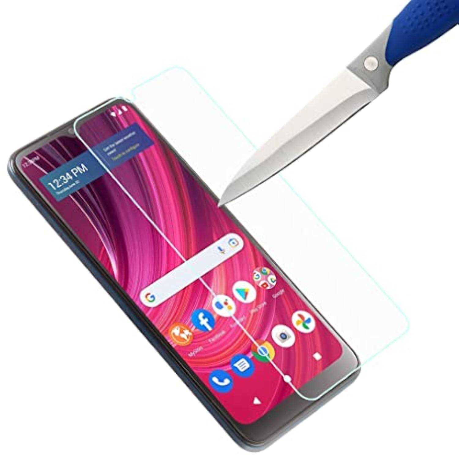 [3-Pack] Designed For Blu View Speed 5G [Tempered Glass] [Japan Glass With 9H Hardness] Screen Protector