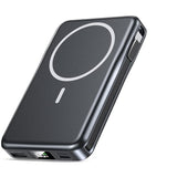 Magnetic Portable Charger, 10000mAh Power Bank, 5 in 1 Portable Charger with Built in Cable, 20W Fast Charging for Magsafe Battery Pack Compatible
