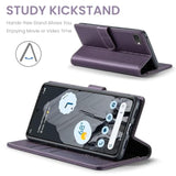 Wallet Case For Iphone 16E, Rfid Blocking Credit Card Holder, Pu Leather Folio Flip Kickstand Protective Shockproof Cover For Apple 16E (Purple)