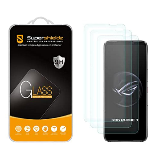 (3 Pack) Designed For Asus Rog Phone 7 5G And Rog Phone 7 Ultimate Tempered Glass Screen Protector, Anti Scratch, Bubble Free