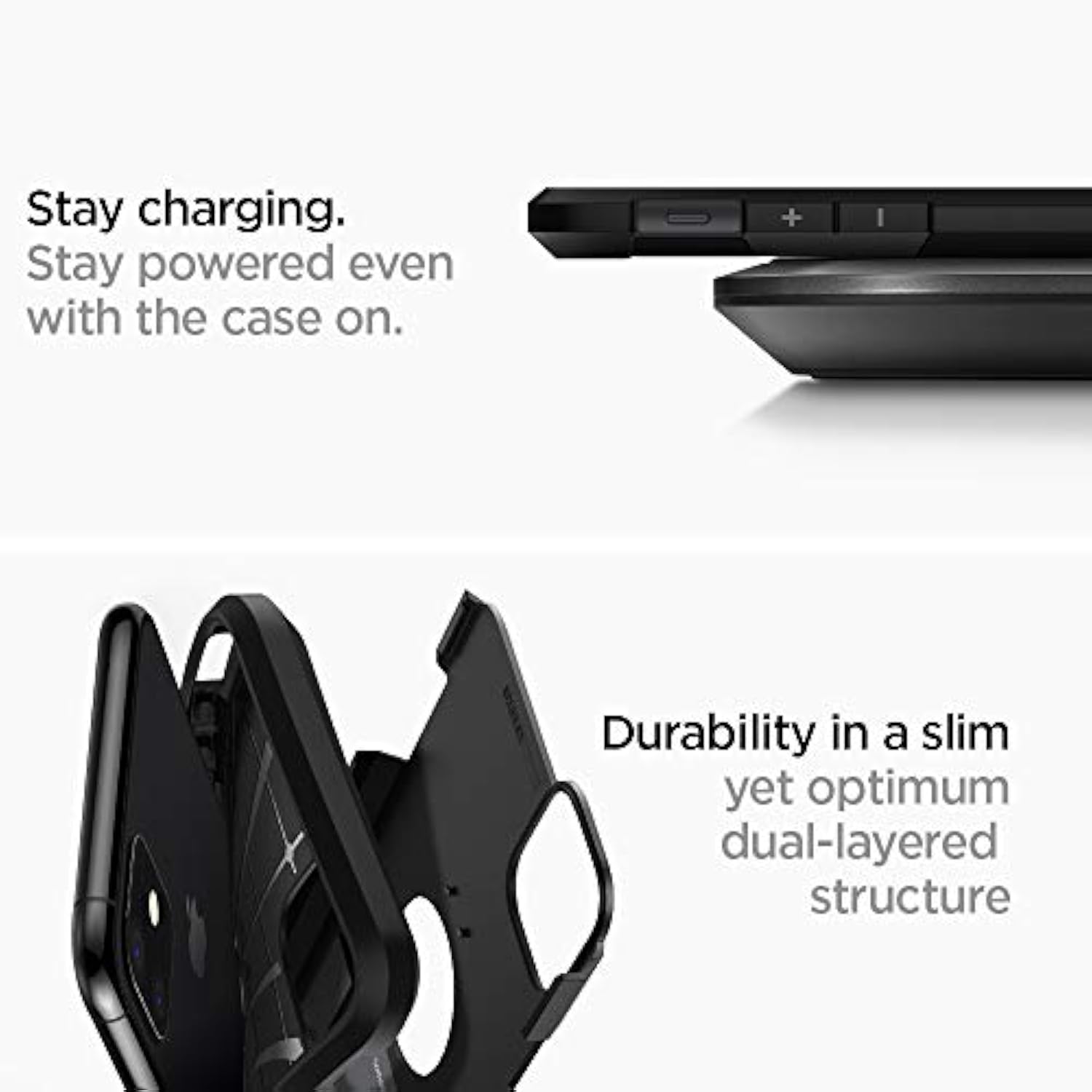 Spigen Tough Armor Designed for Apple iPhone 11 Case (2019) - Black