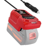 Black+Decker 20V Max Lithium Battery Charger Replacement - Portable Mini Compact Car Charger With Cigarette Lighter Plug