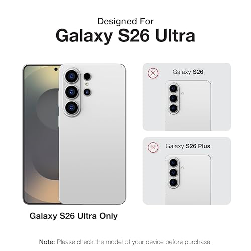 for Galaxy S26 Ultra [RADIX Full Glass] Screen Protector, Ultra Clear, High-Aluminum 9H Glass, Full Coverage, Case-Friendly, Oleophobic Coating,