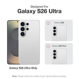 for Galaxy S26 Ultra [RADIX Full Glass] Screen Protector, Ultra Clear, High-Aluminum 9H Glass, Full Coverage, Case-Friendly, Oleophobic Coating,