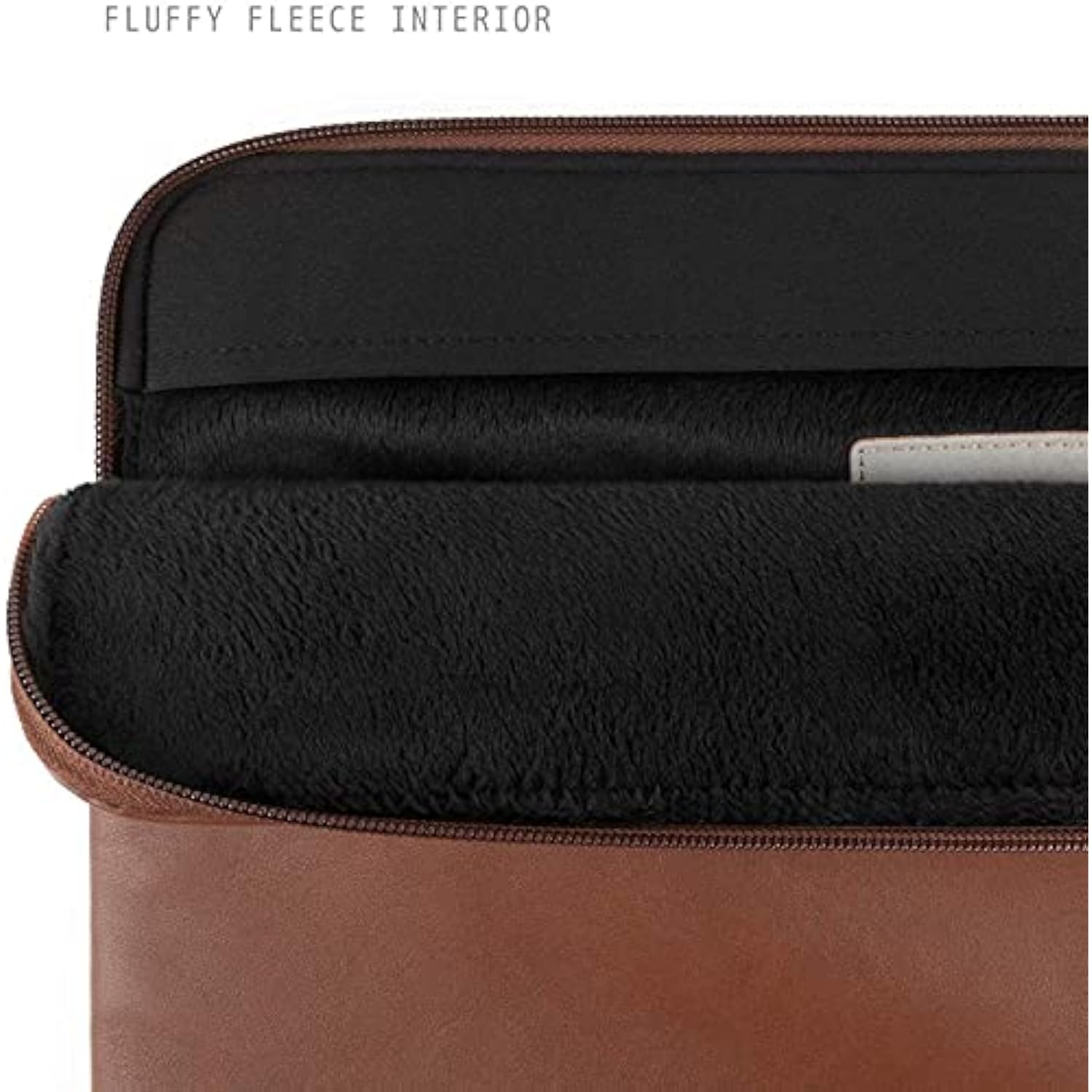 Slim Laptop Sleeve Compatible With 13 Inch Macbook Air 13 In M4 M3 M2 M1, 13" Macbook Pro, Pu Leather Bag Water-Resistant Cover Case, Brown