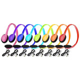 Kids Headphones Bulk 24 Pack Multi Color For School Classroom Students Childre