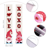 2 Pieces Valentine'S Day Hanging Banners Valentine Porch Sign Valentin