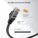 Cable Matters 10Gbps Snagless Long Cat 6 Ethernet Cable 60 ft (Cat 6 Cable, Ca