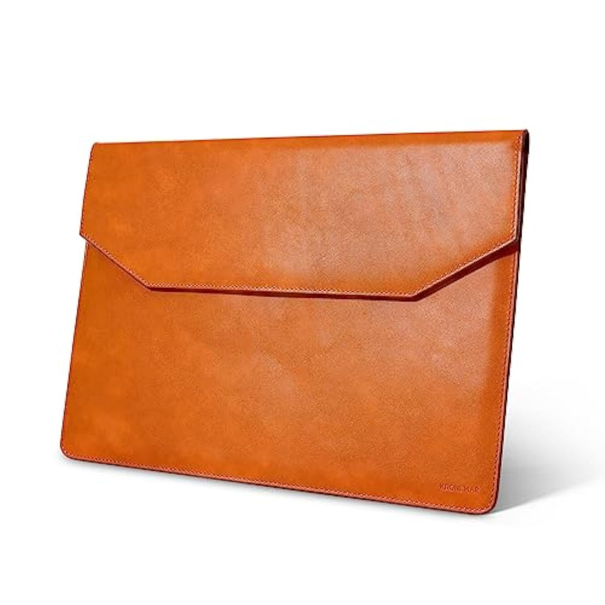 16 Inch Premium Full-Grain Leather Laptop Sleeve Case - Compatible With Macbook Pro M1/M2/M3/M4 (2019-24) & Air 15-Inch (2023-24) - Loose Fit, Razer Blade 15, Microsoft Surface Laptop 3 - Tan