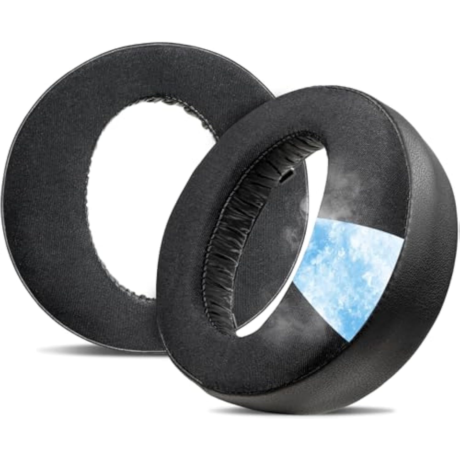 Cooling-Gel Replacement Earpads Cushions For Sony Playstation 5 Pulse Ps5 3D Wireless Headset, Ear Pads Cushions With Noise Isolation Foam - Black