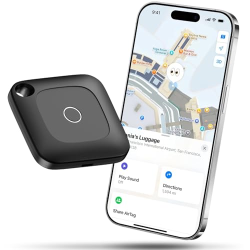 Air Tracker Tag - Mfi Certified · Works With Apple Find My (Ios Only) · Replaceable Cr2032 Battery (Included) · Ip67 Waterproof · 100Db · Bluetooth 5.2 · Key/Luggage/Pet Locator