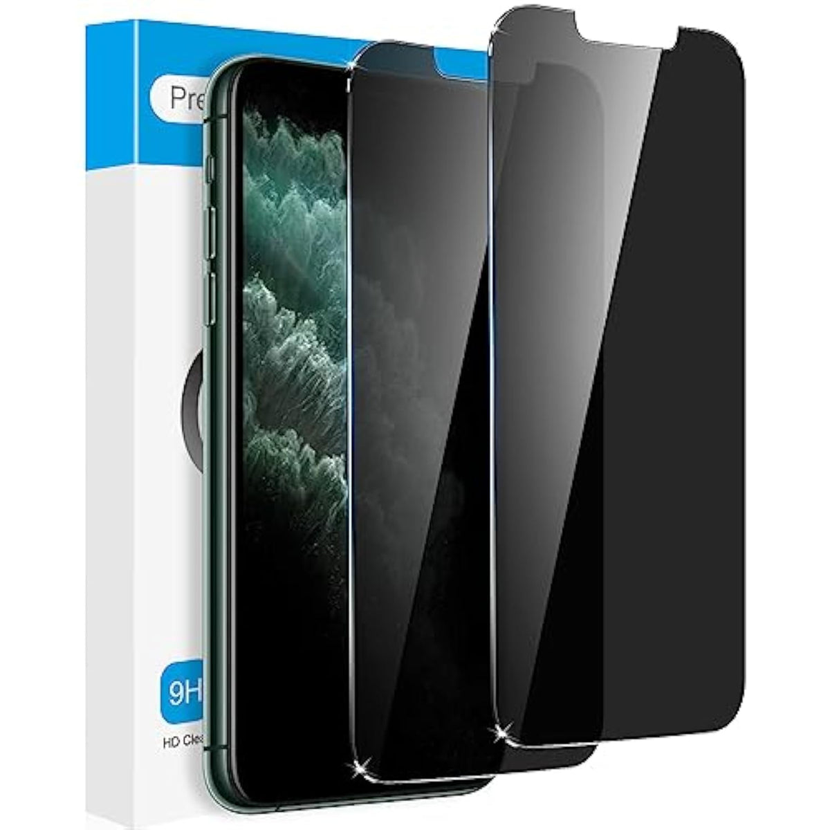 2-Pack iPhone 11 Pro Max/Xs Max Privacy Tempered Glass Screen Protector