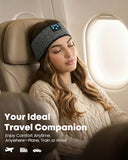 Sleep Headphones Bluetooth Headband,Sleeping Headphones Sports Headband, Long Time Play Sleeping Headsets With Built In Speakers Perfect For Workout,Running,Yoga