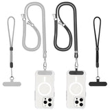 2 Pack Adjustable Phone Lanyard Crossbody with Wrist Straps and Tether Pads